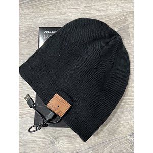 Fulllight Tech Bluetooth Beanie Hat Knit Black Play Music / Rechargeable A41